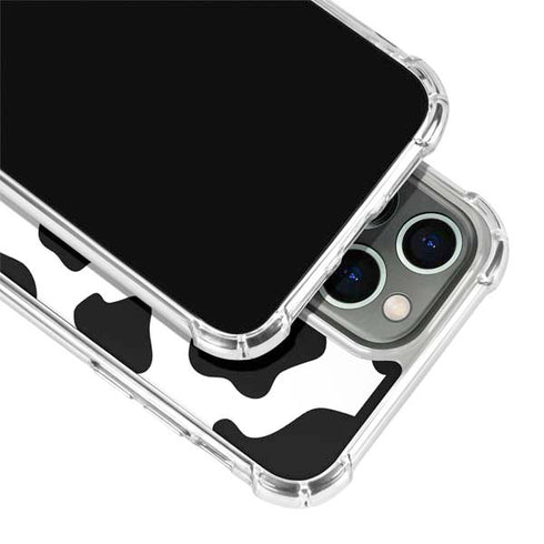 Cow Print iPhone 15 Pro Clear Case